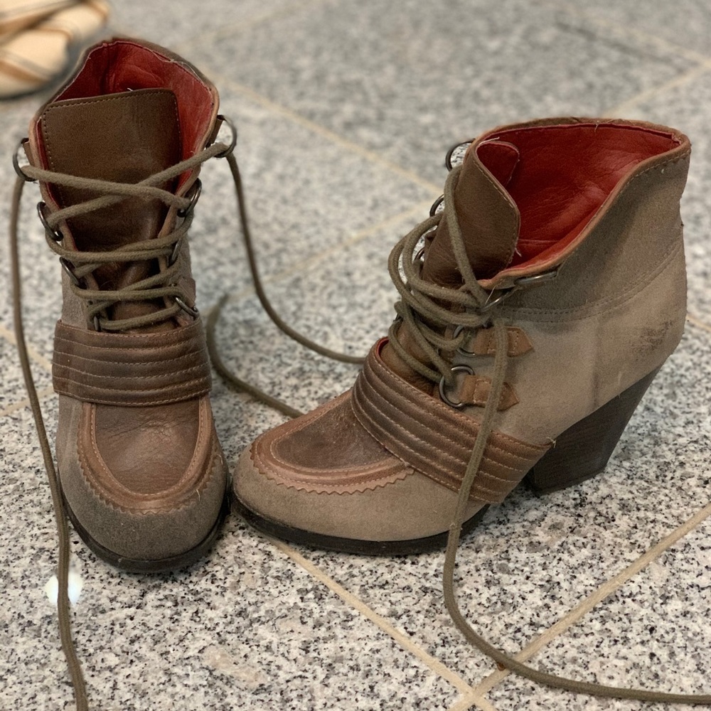 Lightly worn Luxury Rebel Booties from Nordstrom!